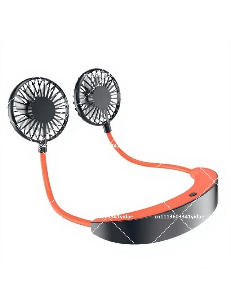Hands-Free Portable Neck Fan Bladeless 4-Speeds 5200mAh Rechargeable Wearable Personal Fan Twistable Comfortable Breeze