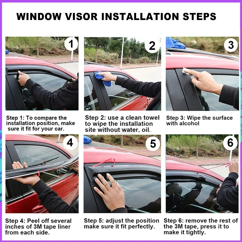 Car Window Visors For Mitsubishi Pajero V97 V93 MK4 2007~2021 Rainproof Deflector Windshields Rain Eyebrow Trims Car Accessories