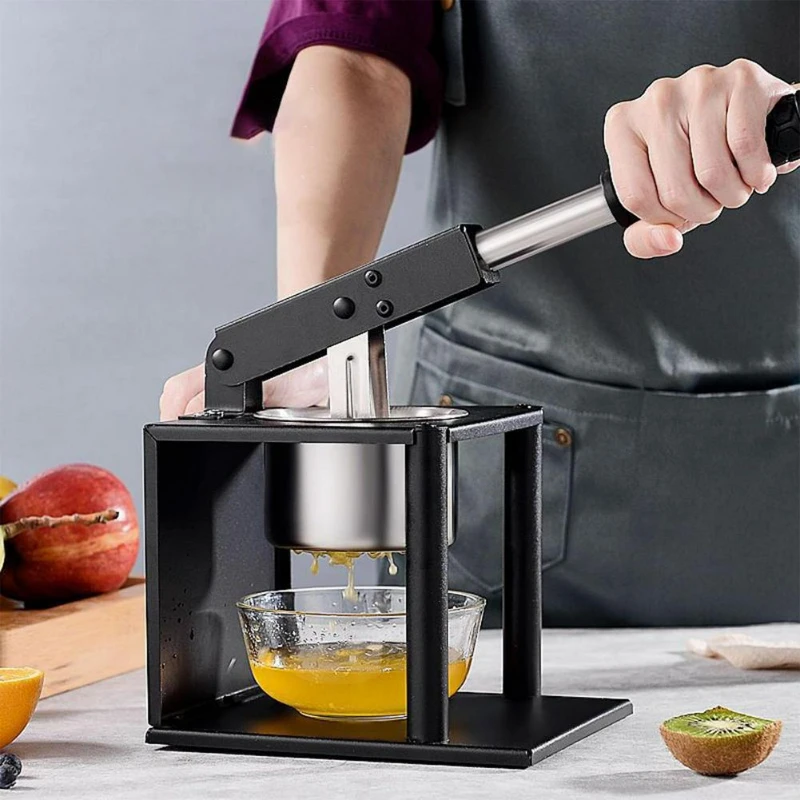 

New with rod manual juicer stainless steel manual lemon orange citrus juicer hand-pressed heavy-duty juice essence juicer