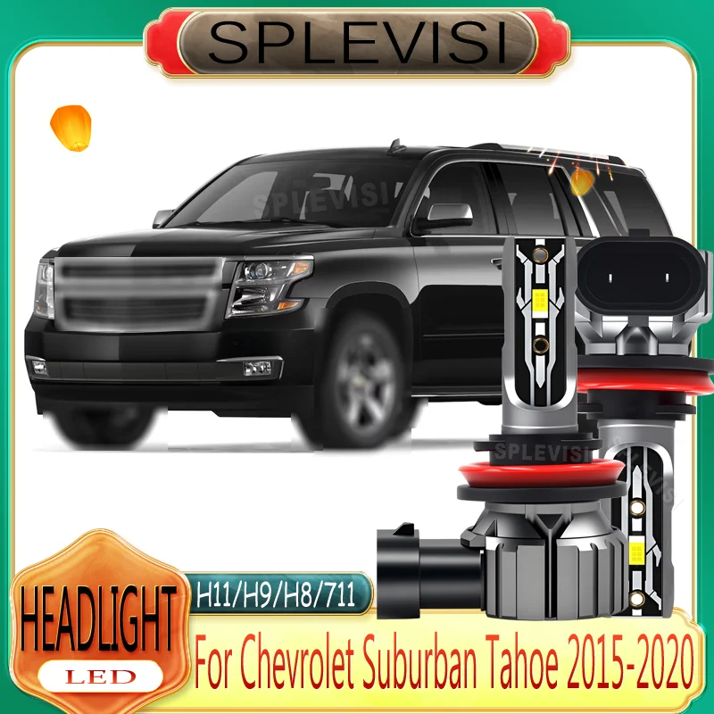 

Clear Night Vision Enhanced Illumination Headlight Low Beam Bulbs For Chevrolet Suburban Tahoe 2015 2016 2017 2018 2019 2020