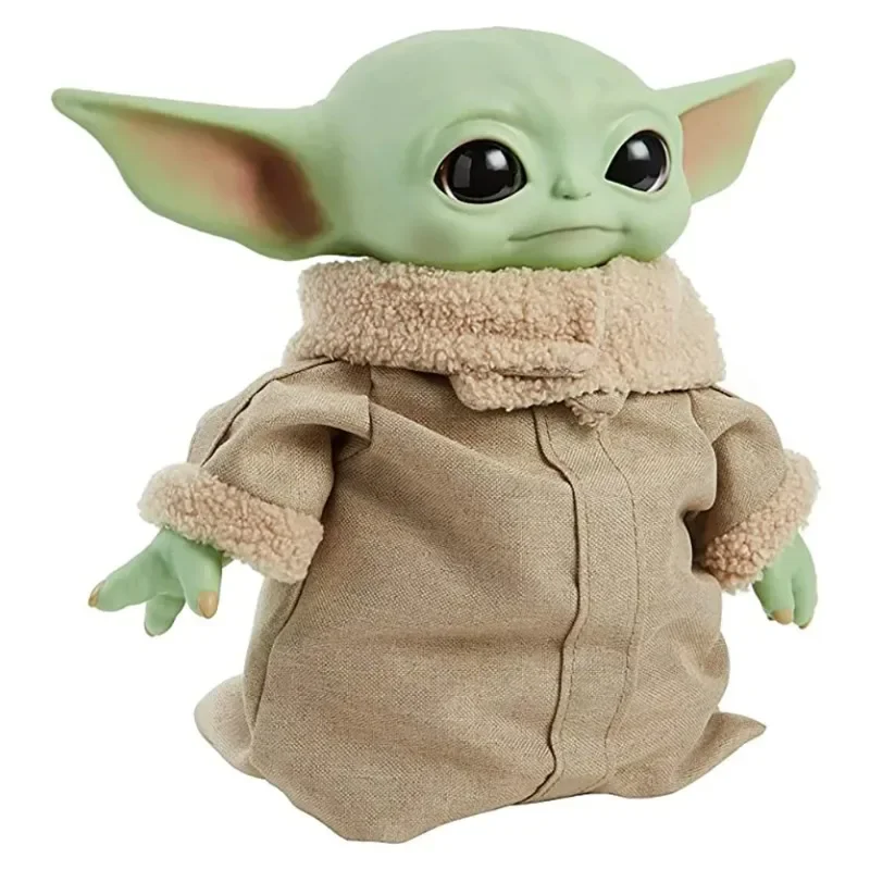 5Pcs 2024 New 28cm Baby Yoda Toy Action Figure Plush Yoda Master Model  Dolls Toys Boy Girls Collection Birthday Christmas Gifts