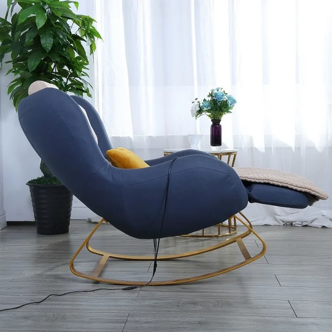 Household small massage chair rocking chair recliner balcony living room single sofa function chair light luxury bedroom nap