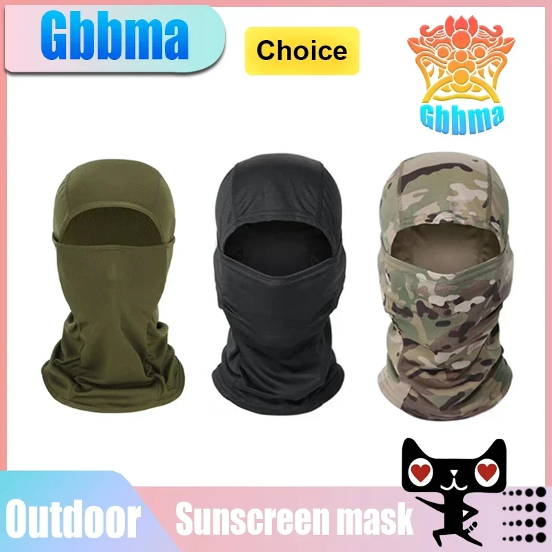 Gbbma Balaclava flying tiger hat,，Breathable sun and wind protective cycling mask，Tactical camouflage headgear，Ski Caps