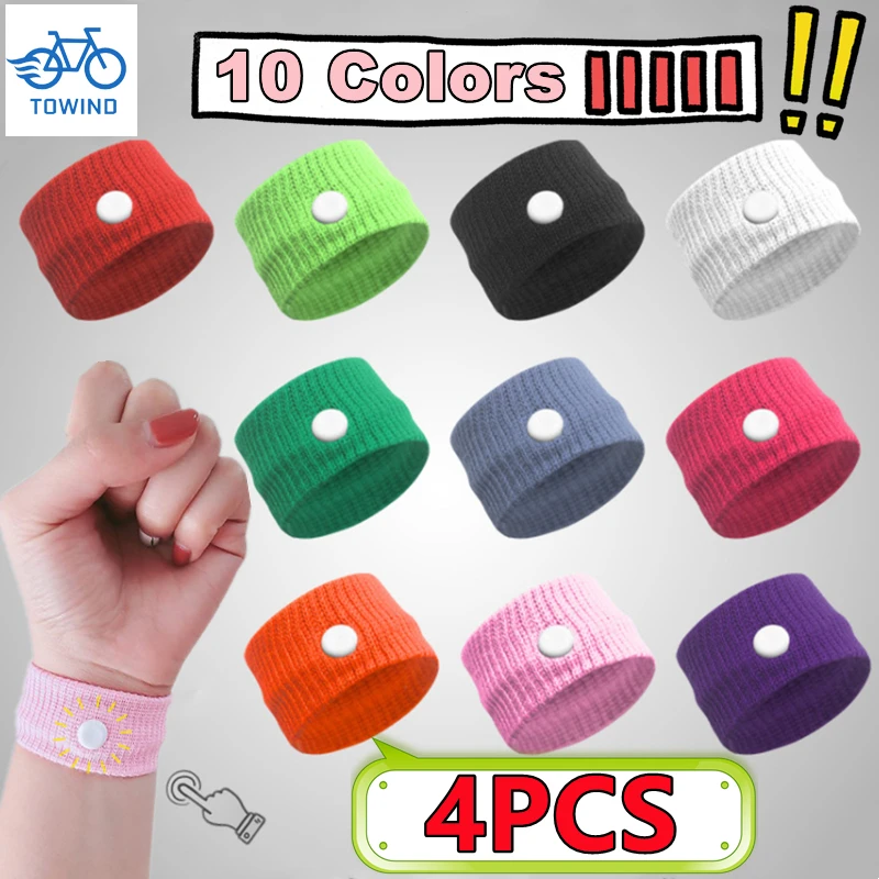 4/2/1PC Sports Safety Wristbands Wrist Support Carsickness Seasick Anti Motion Sickness Safety Wrist Bands Anti Nausea Wristband