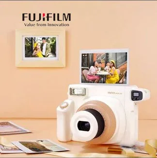 Fujifilm Instax WIDE 300 One-Time Imaging Instant Black/White Random Color