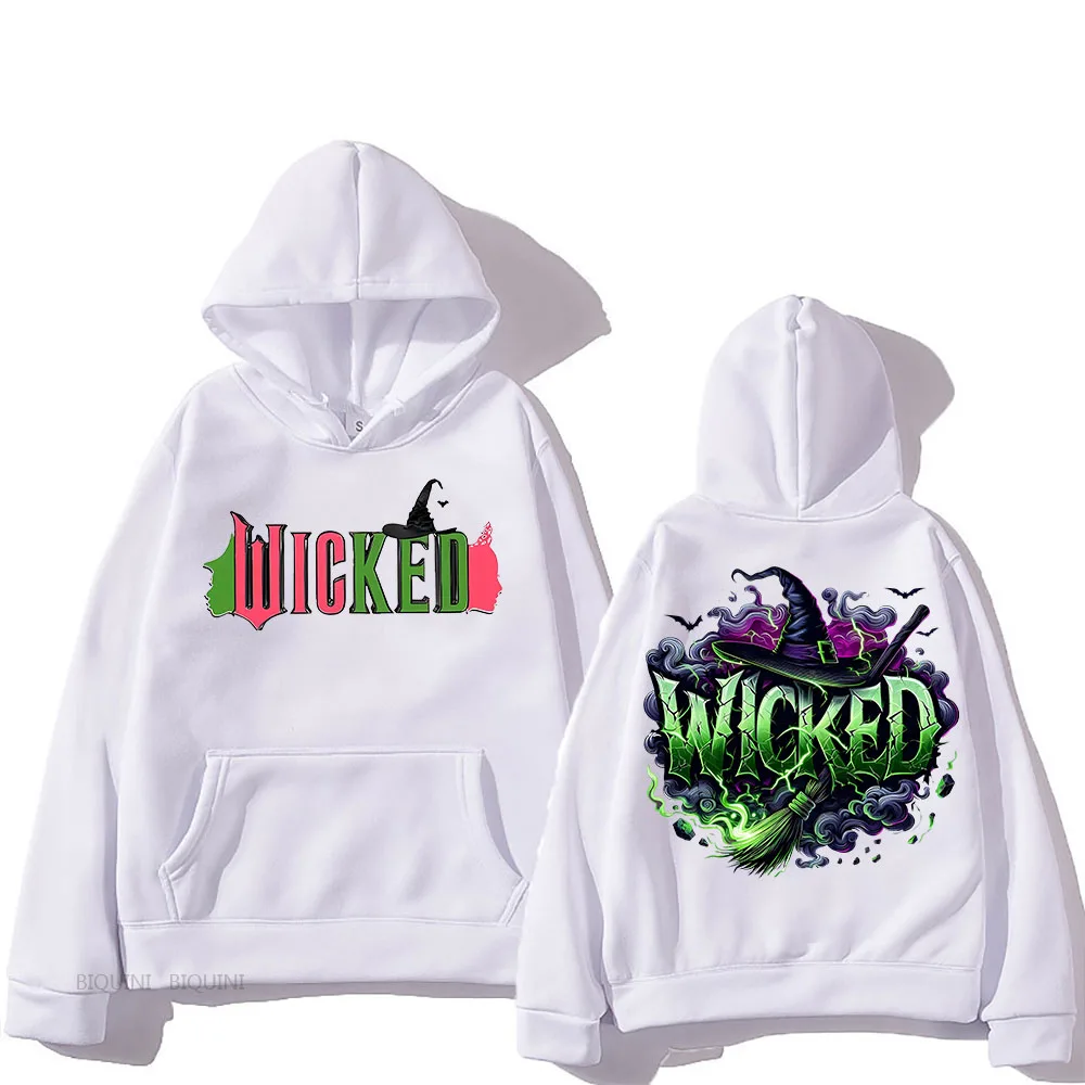 

Wicked Classic Film And Television Hooded Graphic Printing Casual Fleece Sweatshirt Unisex Fashion Clothes Moletom Punk Hoody