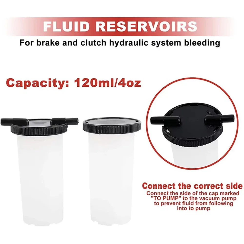 21 stks Handmatige Remontluchter Vacuümpomp Kit Automotive Vloeistof Tester met Gauge Adapters 2 in 1 Handheld Pistol Test Tools voor Auto