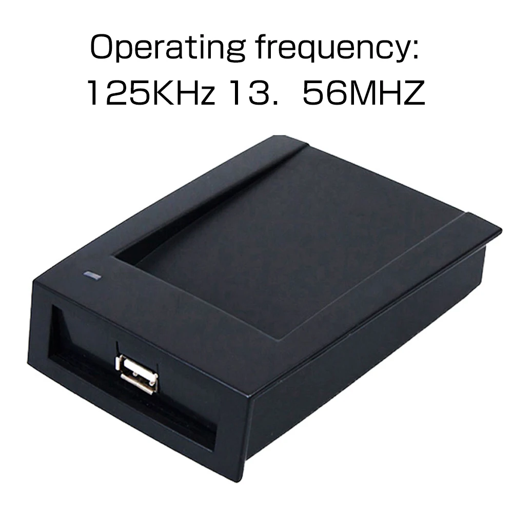 

Dual-frequency 125KHz 13.56MHz RFID Reader USB Proximity Sensor Card Reader Plug and play drive for Access Control