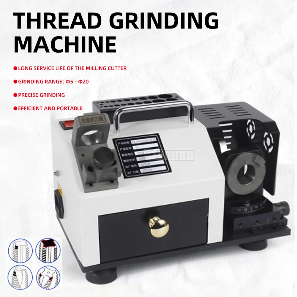 Grinding Machine for Precision Regrinding of Straight-Fluted Taps Made of High-Speed Tungsten Carbide Alloy