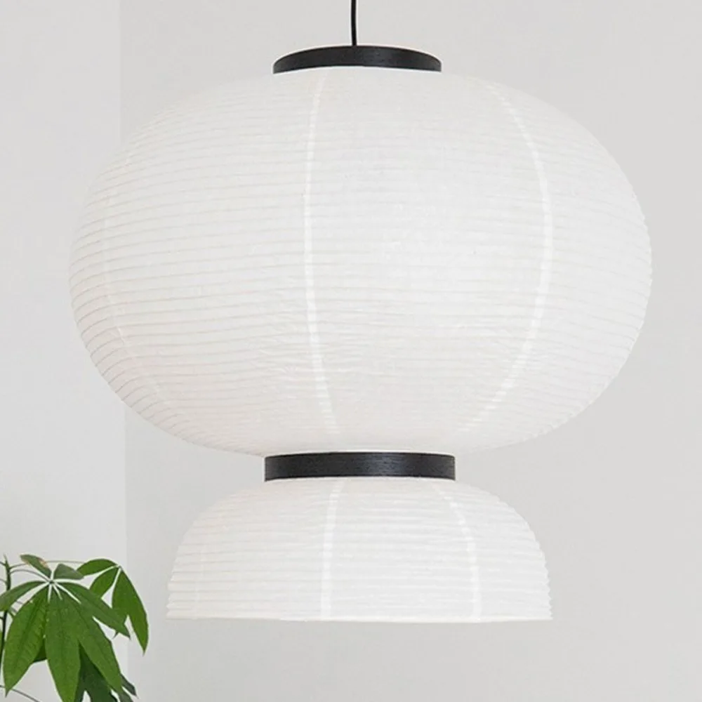 

Japanese Modern Luxury Italian Designer Hotel Bedroom Dining Room Hanging Rice Paper Pendant Light Lamp for Living Room