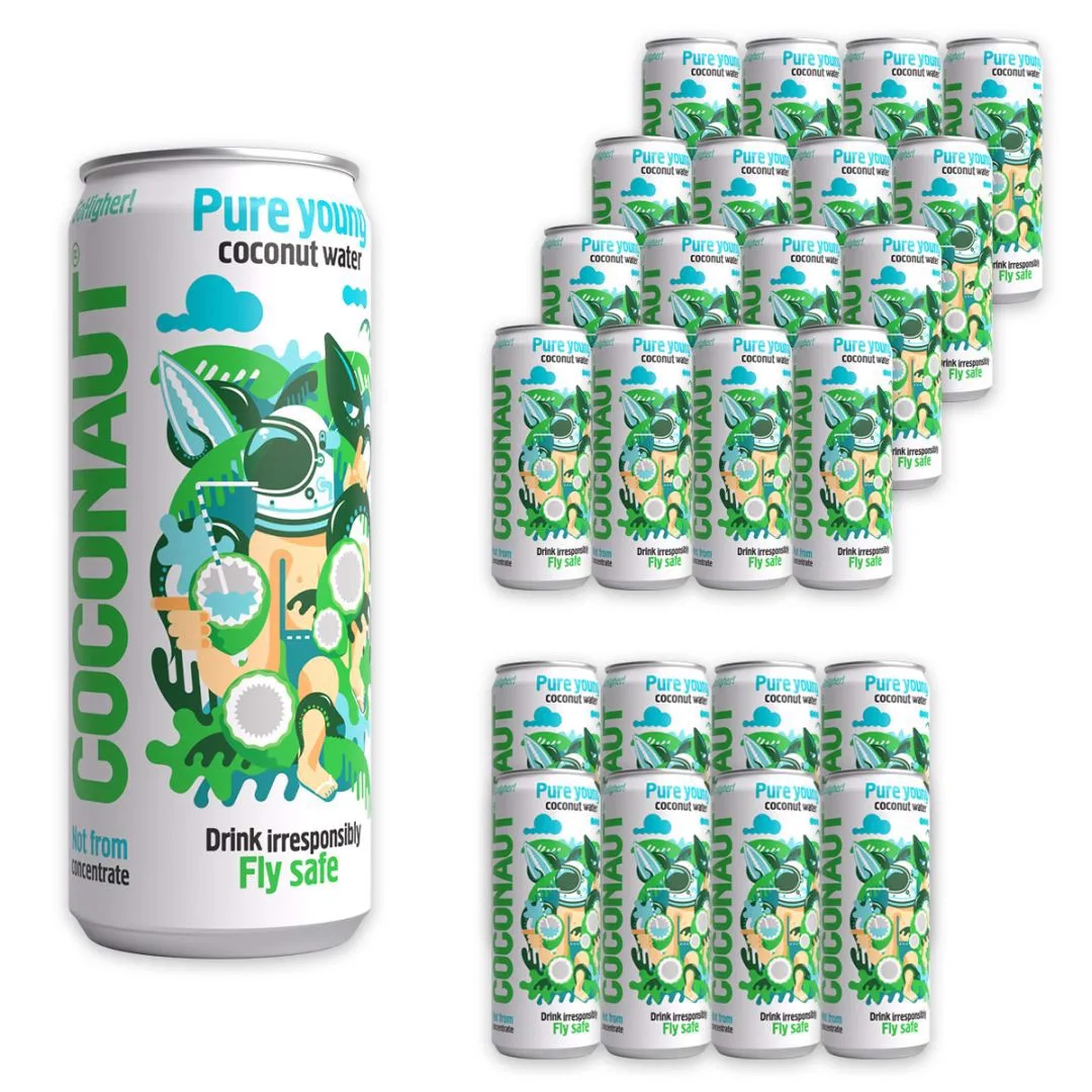 COCONAUT Woda kokosowa z młodego kokosa 320 ml x 24 sztuk