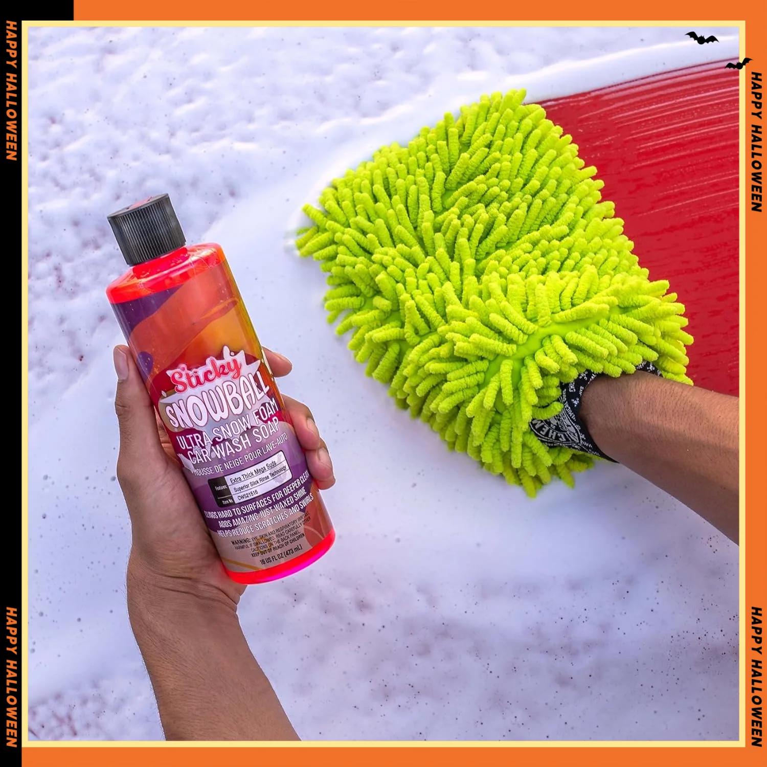 

Мыло Sticky Snowball Ultra Foam Cherry 16 унций — пенопластовая пушка, безопасное для автомобилей, грузовиков, автофургонов