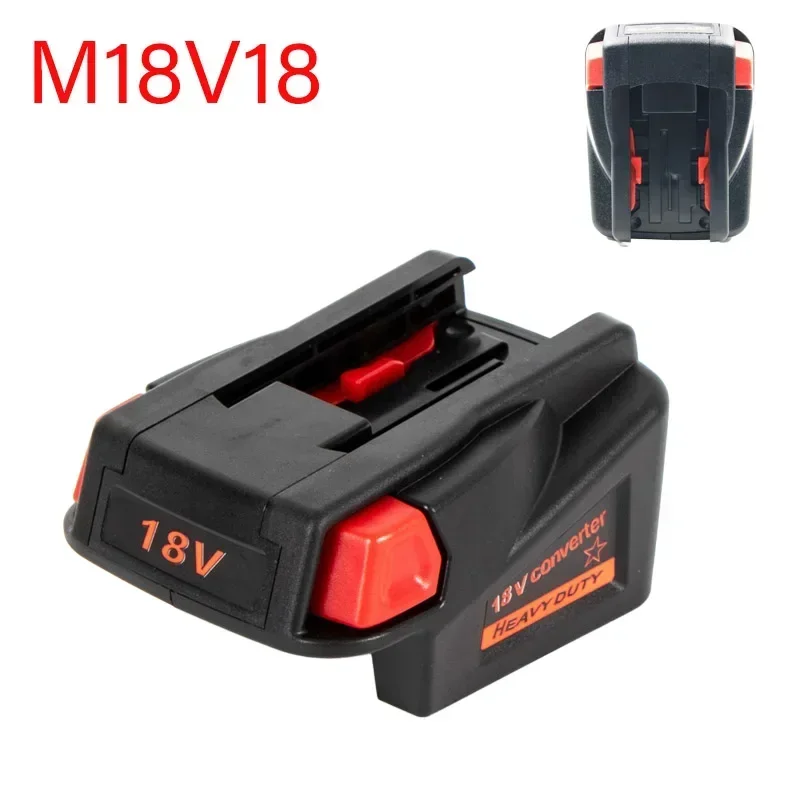 

M18V18 Battery Adapter Converter for Milwaukee 18V Li-ion Battery To for Milwaukee V18 48-11-1830 Battery with USB Port Charging