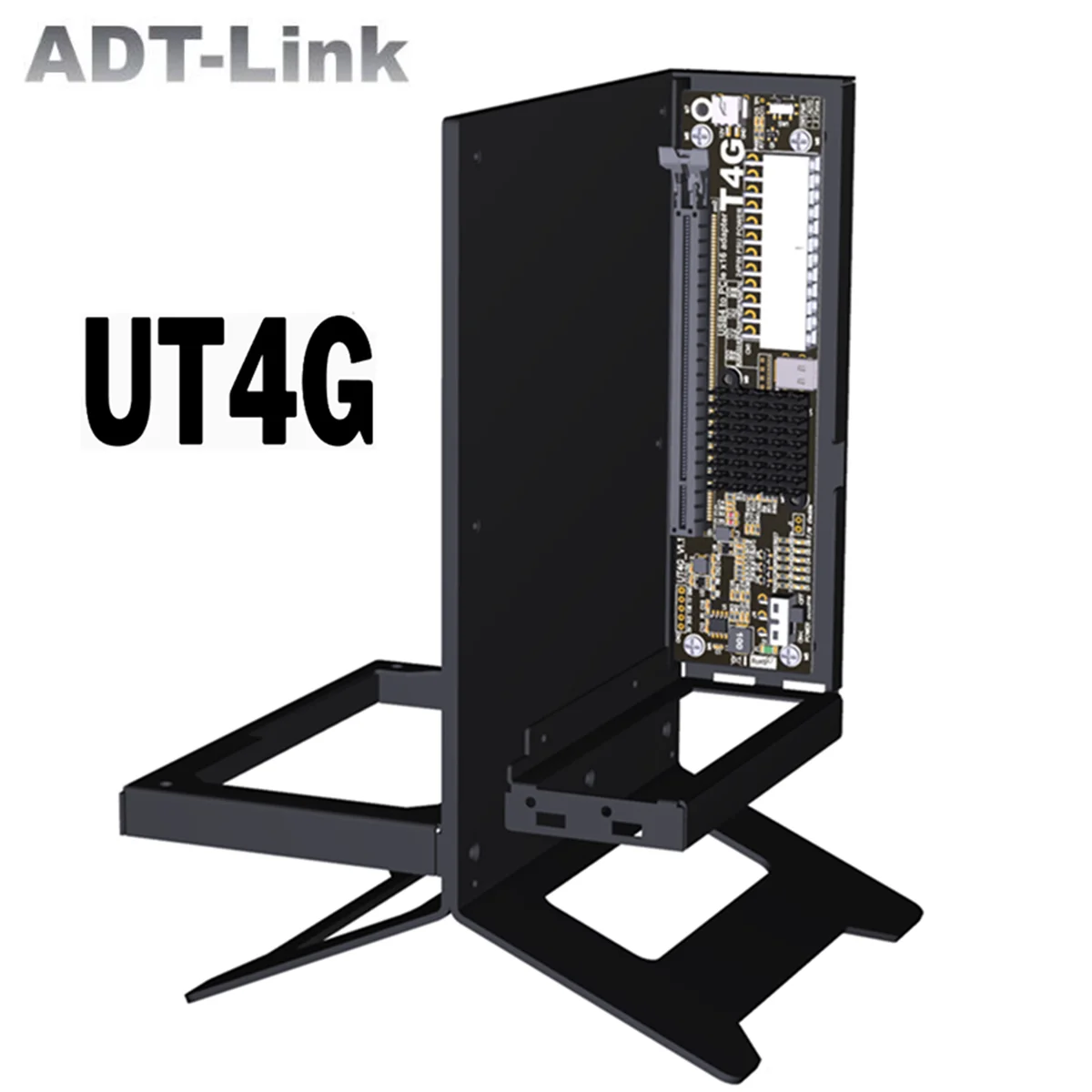 ADT UT4G External EGPU Adapter USB4.0 to PCIe x16 eGPU for Thunderbolt 4/3 PCIe 4.0 x4 GPU Dock for NUC ITX STX Laptop Gaming PC