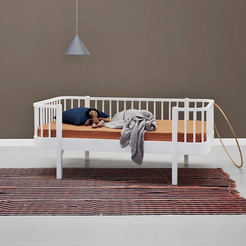 Guardrail allargato per lettino per bambini tutto in legno massello