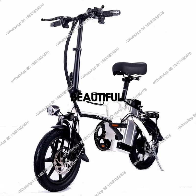 Mountain Snow Bike Lithium Battery Helps Men and Women with Variable Speed Commuting Lightweight Battery Electric Bike