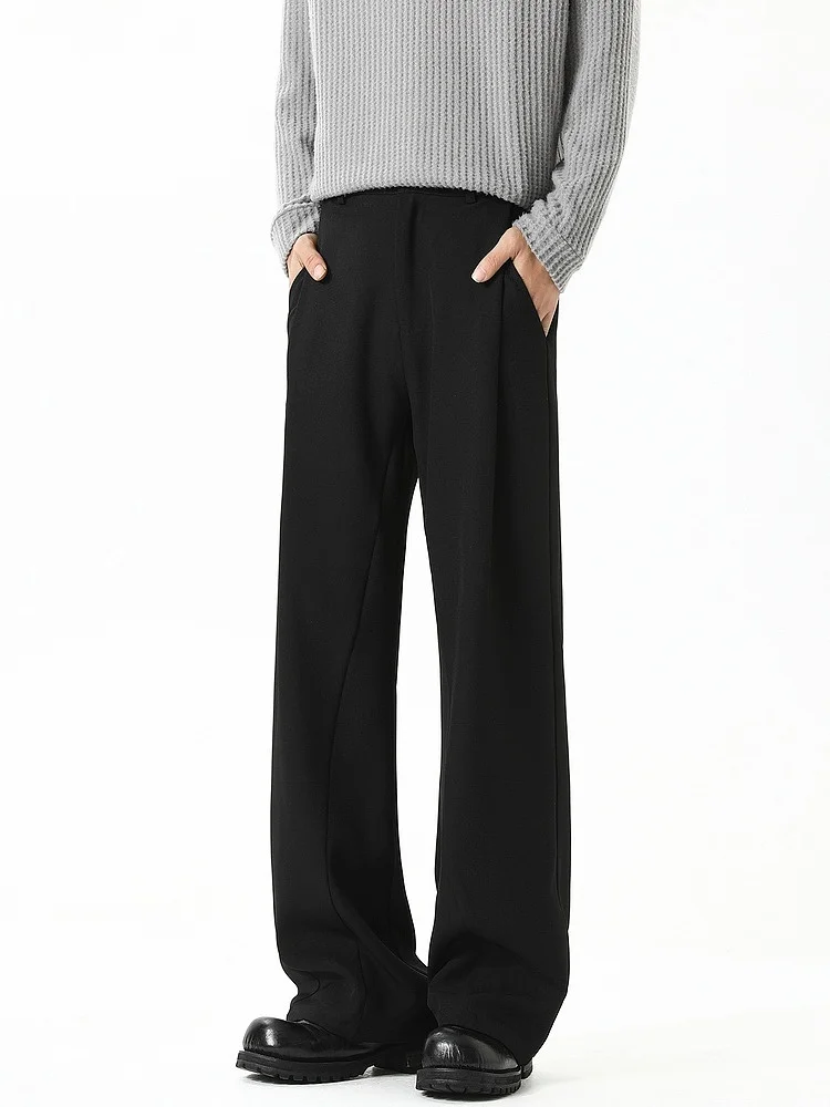 

Мужские брюки Bla Drapey: прямые, повседневные, универсальные, для работы и отдыха, весенний молодежный тренд, цветной вариант