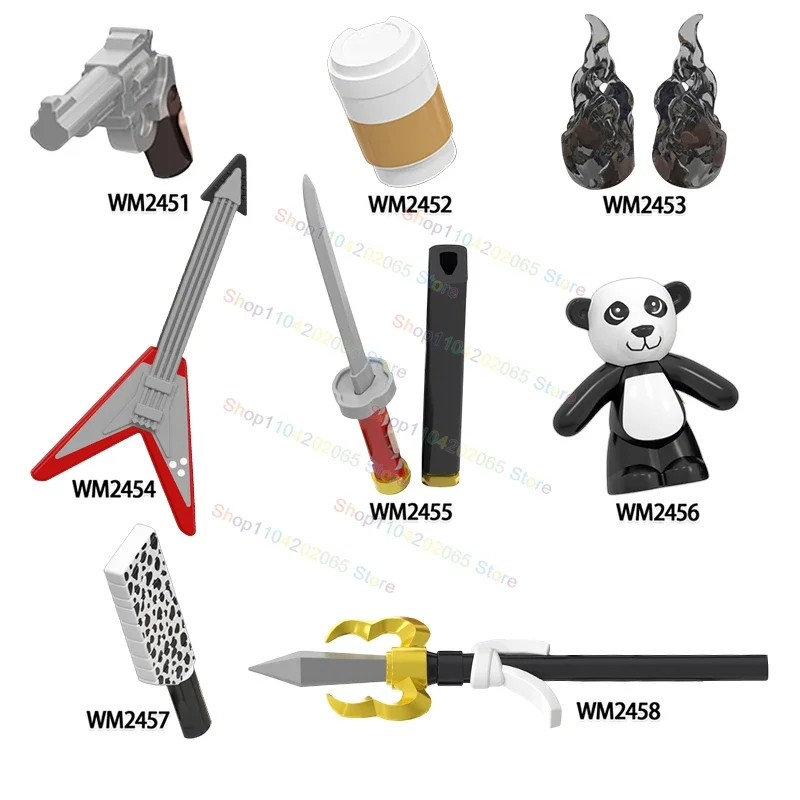 

Anime Assemble Building Blocks Doll Collection Cartoon Action Figures Bricks accessories Toy for Children Gifts