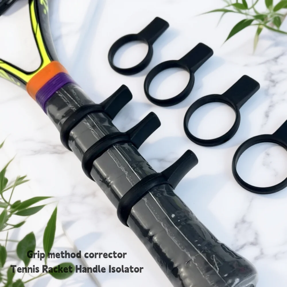 

Изолятор для ручки теннисной ракетки: улучшает хват, повышает точность, улучшает навыки игры в бадминтон, профессиональные спортивные аксессуары.