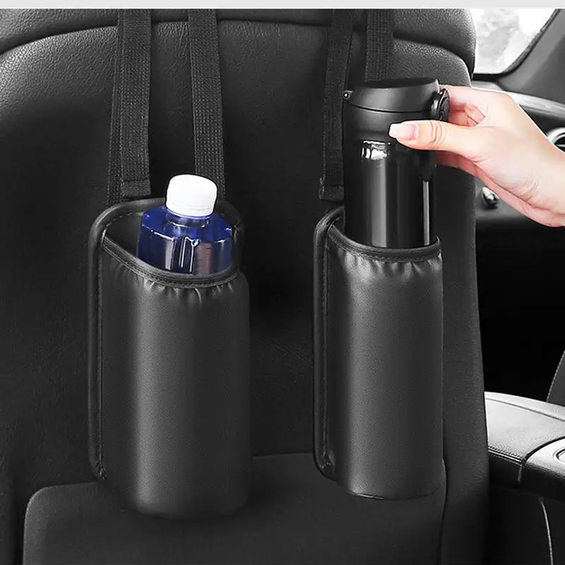 Car Fire Extinguisher Fixed Bag Multifunctional Strong Fire Extinguisher Bag Car Holder Pack Water Cup Storage For Seat