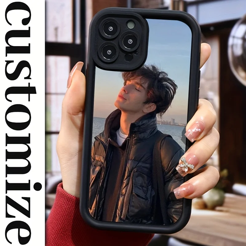 حافظة مخصصة لهاتف آيفون 17 16 15 14 13 12 11 Pro Max 12 Mini 13 Mini SE 2020 2022 Air XS XR 7 8 Plus 16e 17 غطاء صور هوائي