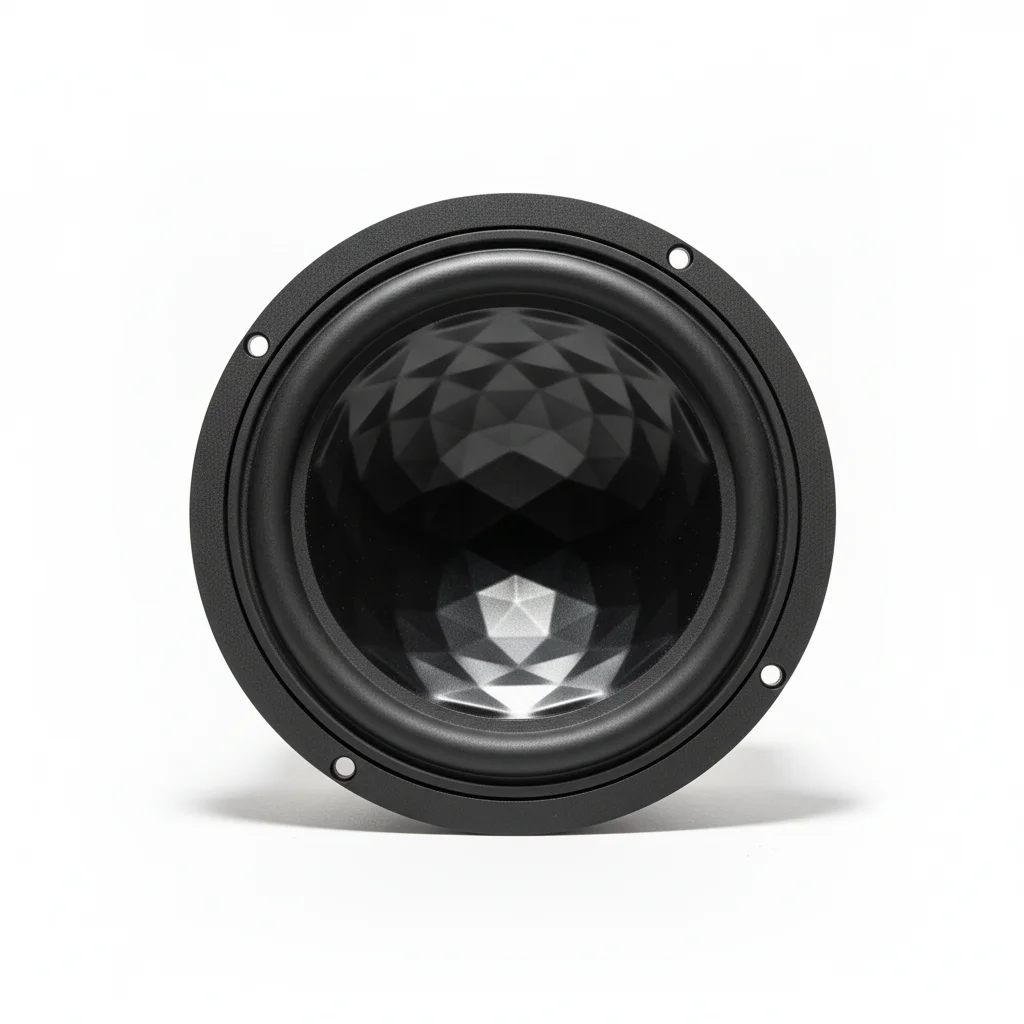 Samtronic 1Pcs 6.5 Inch Woofer Speaker 4  Ohm 80W Mid-Bass Speaker Unit Home Theater Bass HIFI Loudspeaker Bookshelf DIY