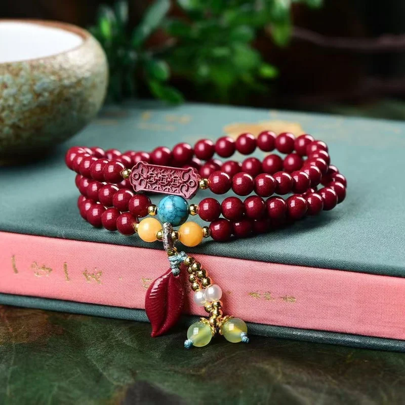 High-content mineral men and women, multi-strand beaded bracelet