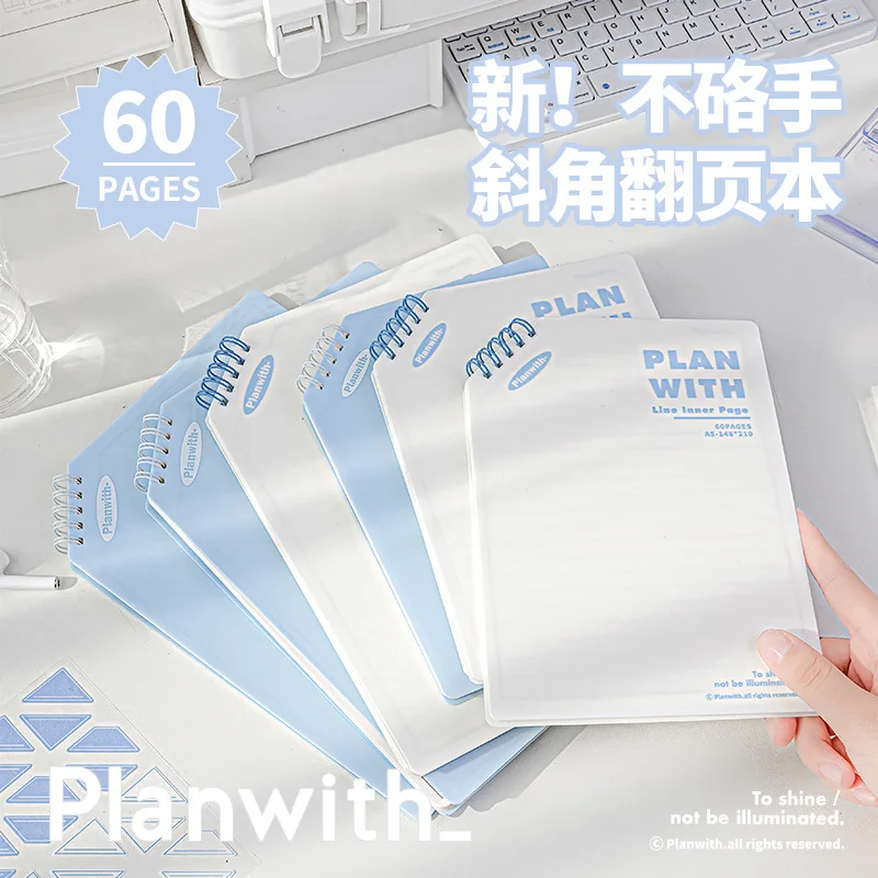 RosyPosy Plan with Oblique series diagonal notebook minimalist memo B5 notebook coil book