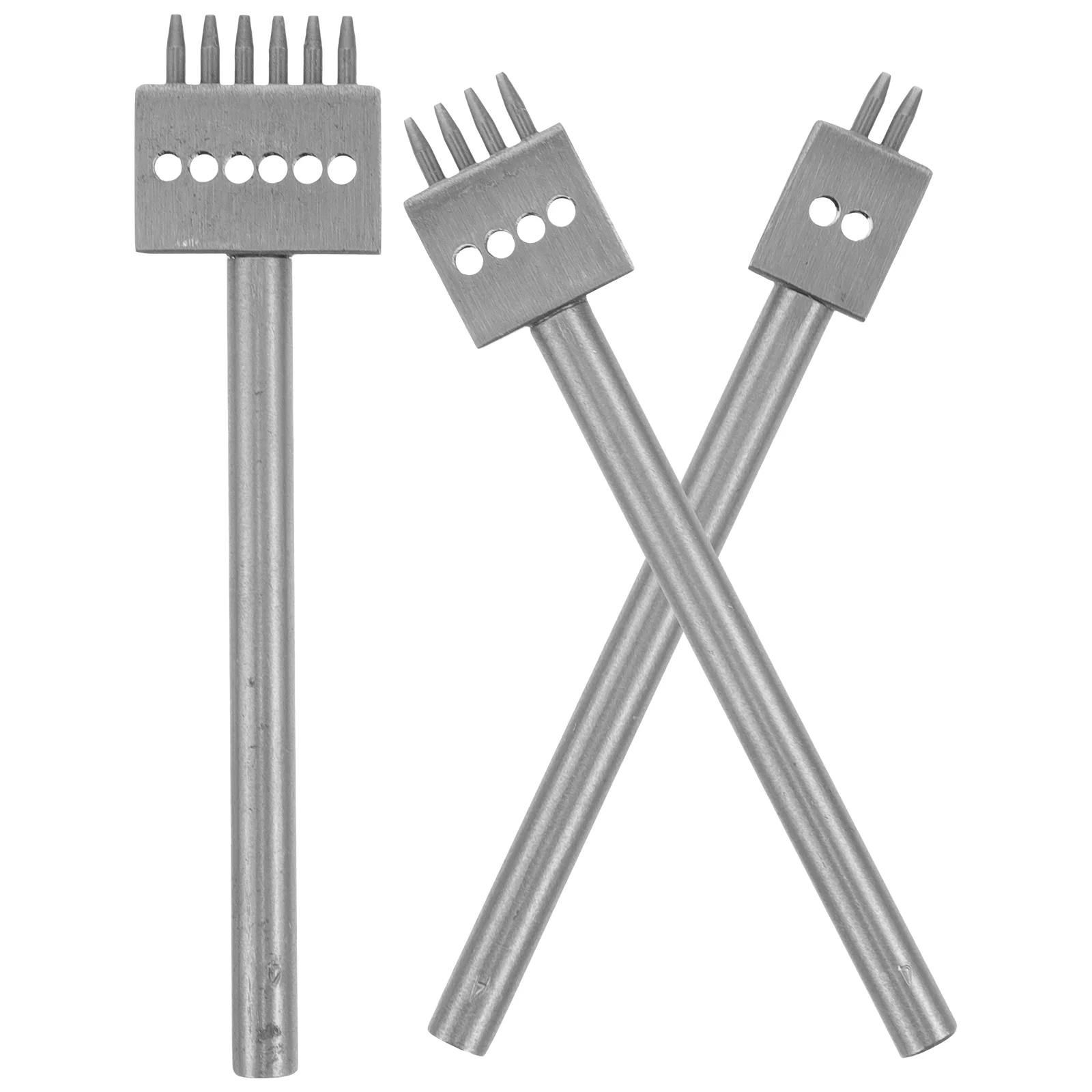 

3 Pcs Punch Tool Craft Metal Stitching Tools Kits for Working Diamond Cut