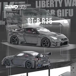 PreSale INNO 1:64 LBWK GTR R35 Super Silhouette 35GT RR Diecast Diorama Car Model Collection Miniature Toys