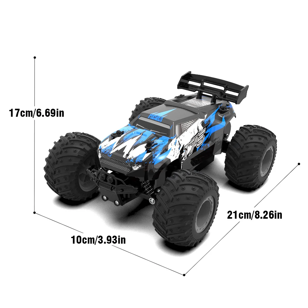 JJRC Q175 1:18 2.4G RC 레이싱 카 드리프트, 20 km/h 고속 SUV 차량, 2WD 모든 지형 등반 오프로드 자동차, 어린이 장난감 선물