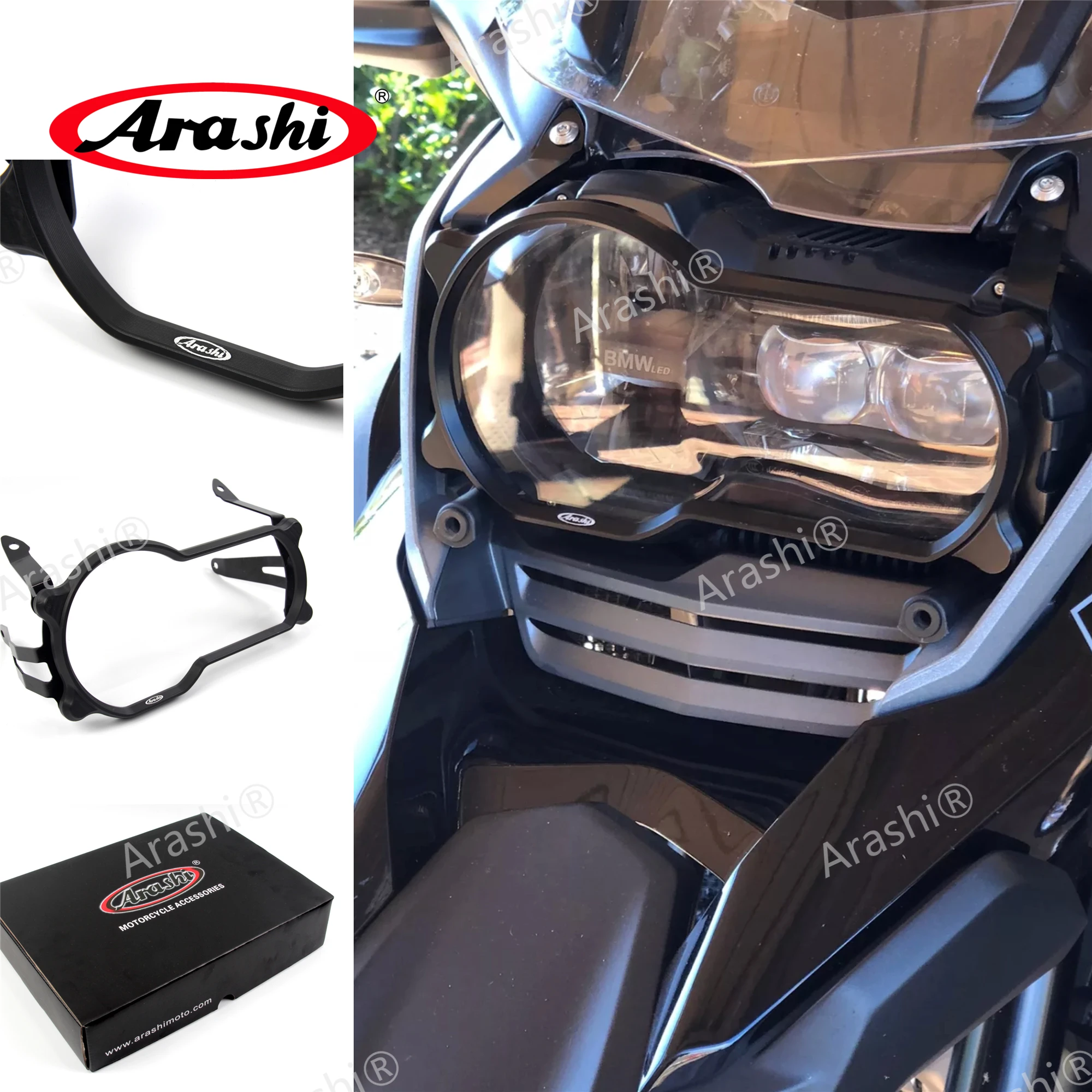 

Arashi Headlight Protector For BMW R1200GS ADV LC 2013 2014 - 2022 PC CNC Aluminium Guard Cover R1200 GS R R125GS R1250GSA 2019