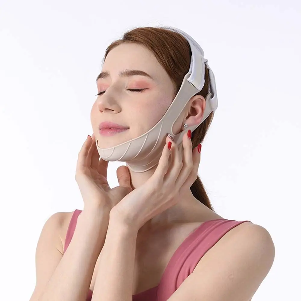 Beauty Skin Care เครื่องมือคอ Chin Lift UP Face Slimming BANDAGE Face Lift เครื่องนวดหน้ากระชับสัดส่วนสายรัดแก้มบางเข็มขัด