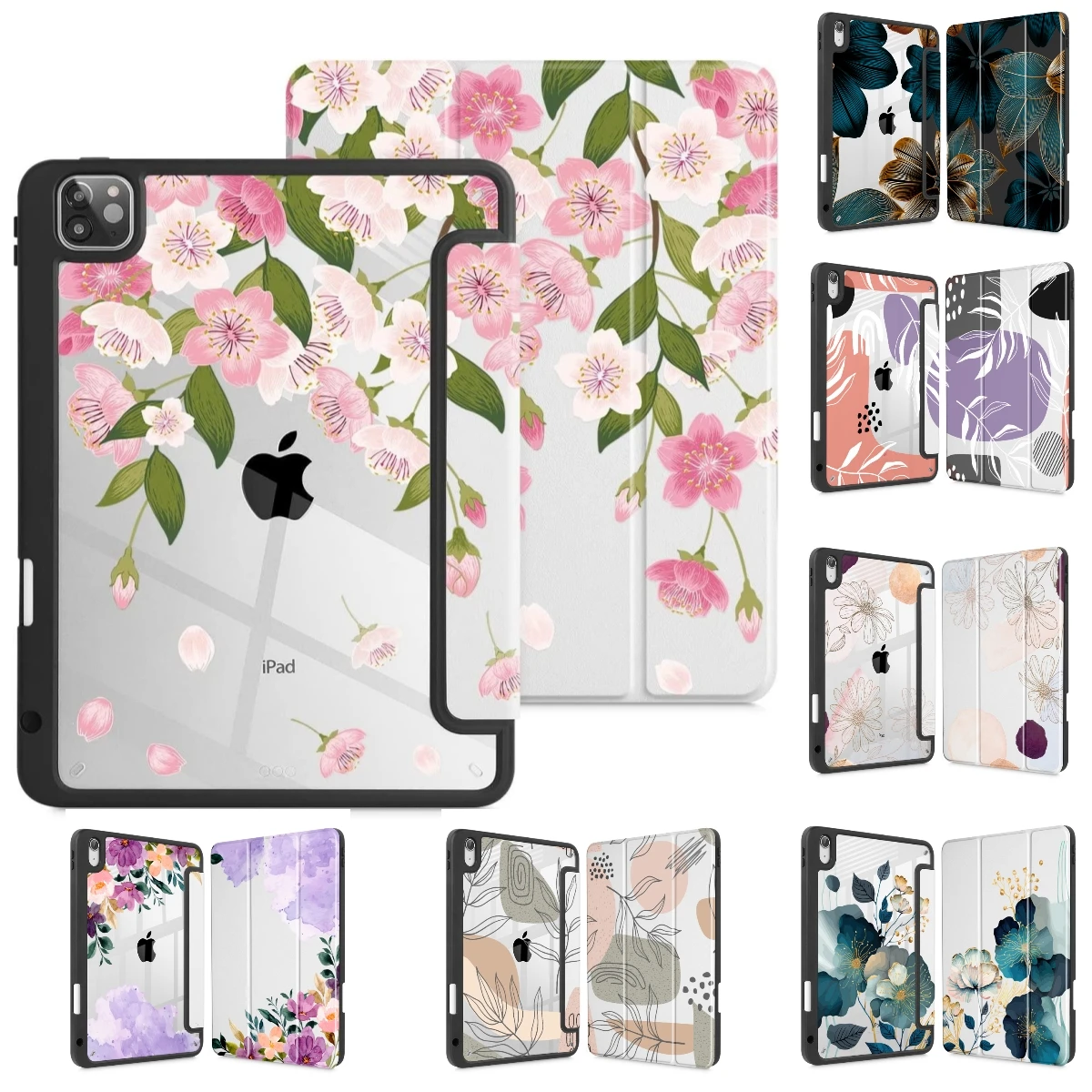 

Cherry Blossom iPad Pro M2 11 4th/3rd/2nd/1st Gen 2021 2020 2018 2022 10th Generation 10.9 inch case 12.9 inch 2020 2021 2022 M2