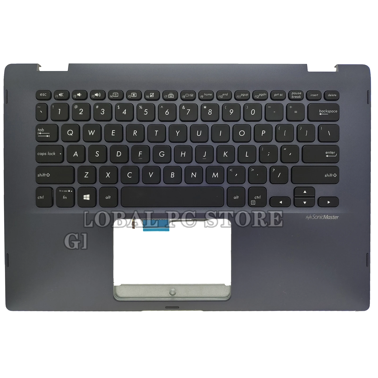 

KEFU TP412U For ASUS Laptop Keyboard TP412UA TP412UAR TP412F TP412FA TP412FAC Keyboard Palmrest C Shell Assembly