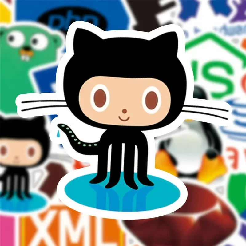 50 قطعة ملصقات برمجة الإنترنت الرائعة Java php Docker Geek Html Bitcoin الفينيل ملصقات الهاتف المحمول المحمول الاطفال الاطفال ملصقات #5