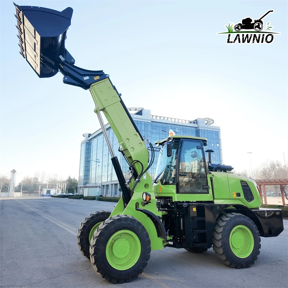 Multiple Attachments Available Telescopic Arm Loader  Telescopic Boom Plus Strong Traction for Feed Handling  Loader