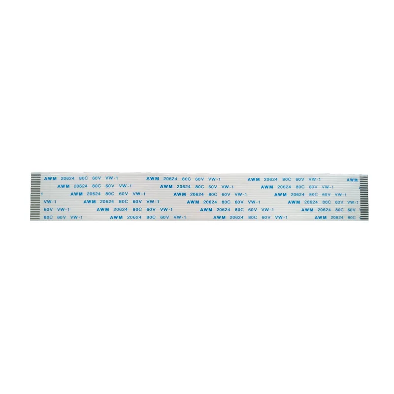 25Pin 1mm Pitch FFC FPC AWM 20624 80C 60V VW-1 A B typ płaski elastyczny kabel 100mm 150mm 200mm 250mm 300mm złącze