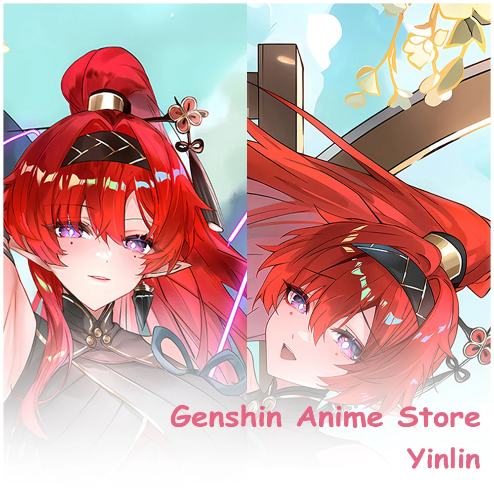 Anime Wuthering Waves Yinlin Body Pillowcase Bedding Cosplay Props Hugging Otaku Cushion Covers Headboard Pillowcases 50X150