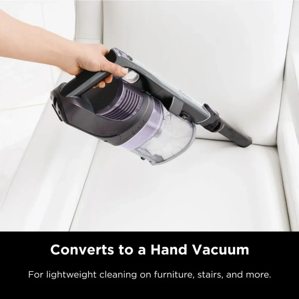 XL Dust Cup, LED Headlights, Removable Handheld Vac, Crevice Tool, Portable Vacuum fo