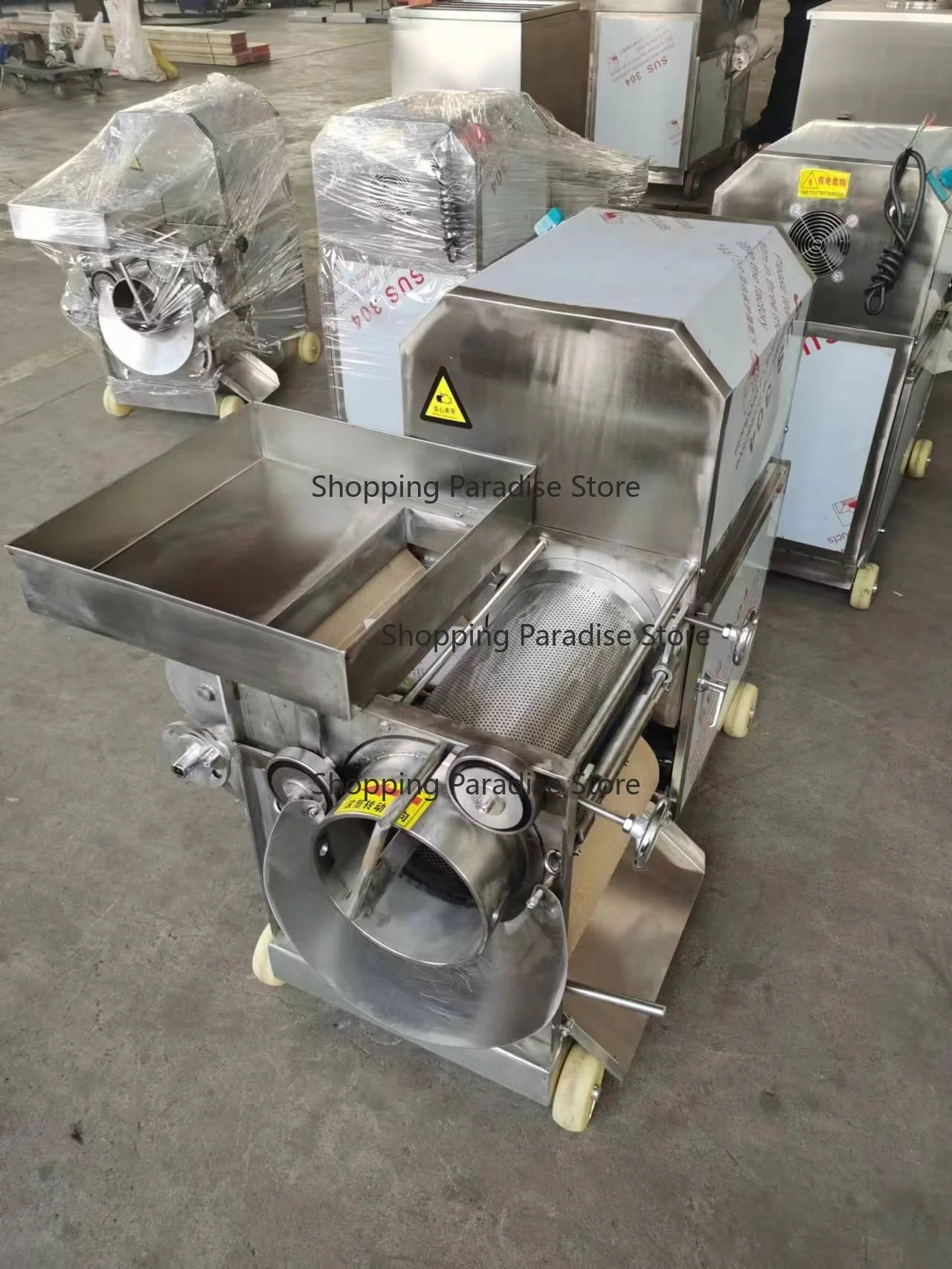 

Automatic Fish Meat Process Machine Frozen Fish Grinder Remover for Food Processing