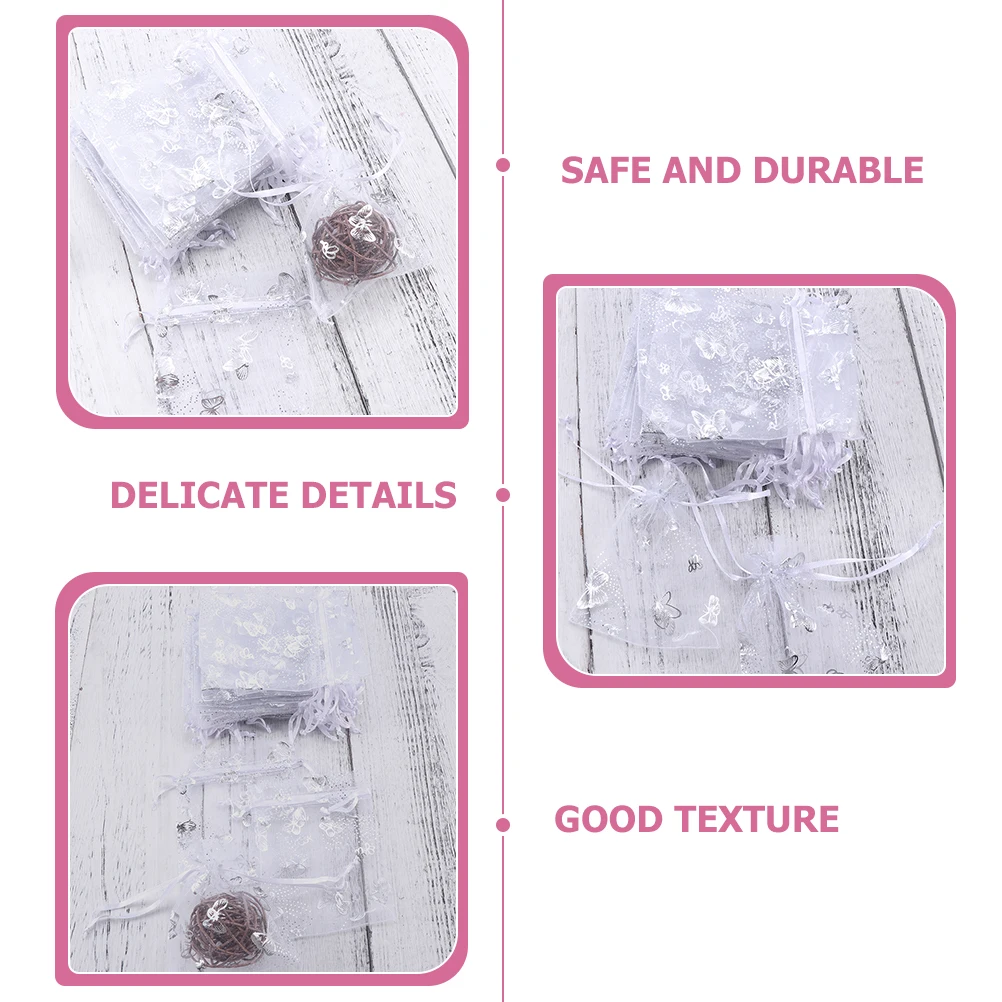 

100 Pcs Drawstring Bags Small Wedding C y Bag Size Party C y Pouches Favor Mini Wedding Gift Packing Bag Sturdy Durable