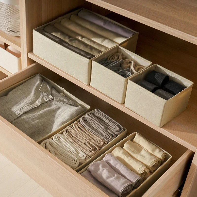 Socks Organizer Underwear Bra Storage Box Cabinet Drawer Organizer for Clothes Ties Wardrobe Clothes Organizer Cabinet Separator