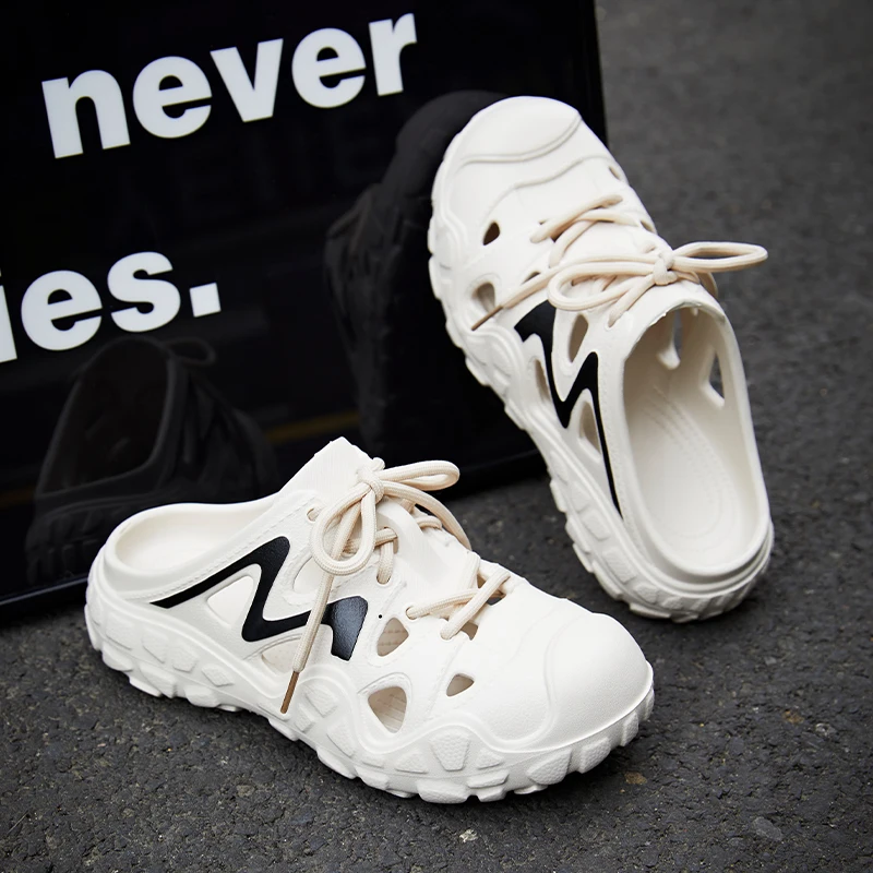 

Men Anti-slip Summer Shoes Women EVA Outwear Beach Sandals Unisex Couple House Outdoor Indoor Home Footwear