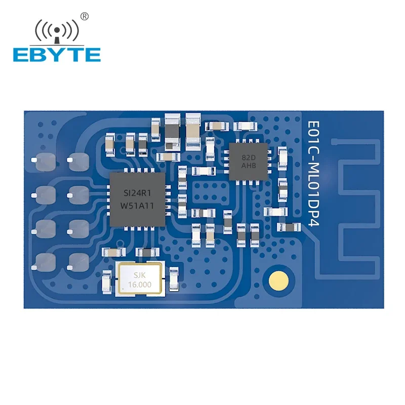 Si24R1 Wireless SPI Module 2.4GHz 20dBm Long Distance Power Enhanced Receiver EBYTE E01C-ML01DP4 PCB Antenna Wireless Module