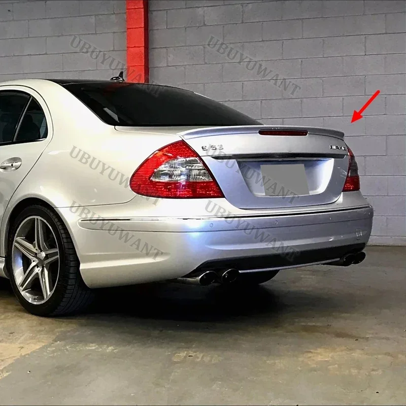 Für Mercedes-Benz E-Klasse W211 2003-2009 E320 ABS Heckspoiler Kofferraumflügel Abdeckung Autozubehör – Detail 1