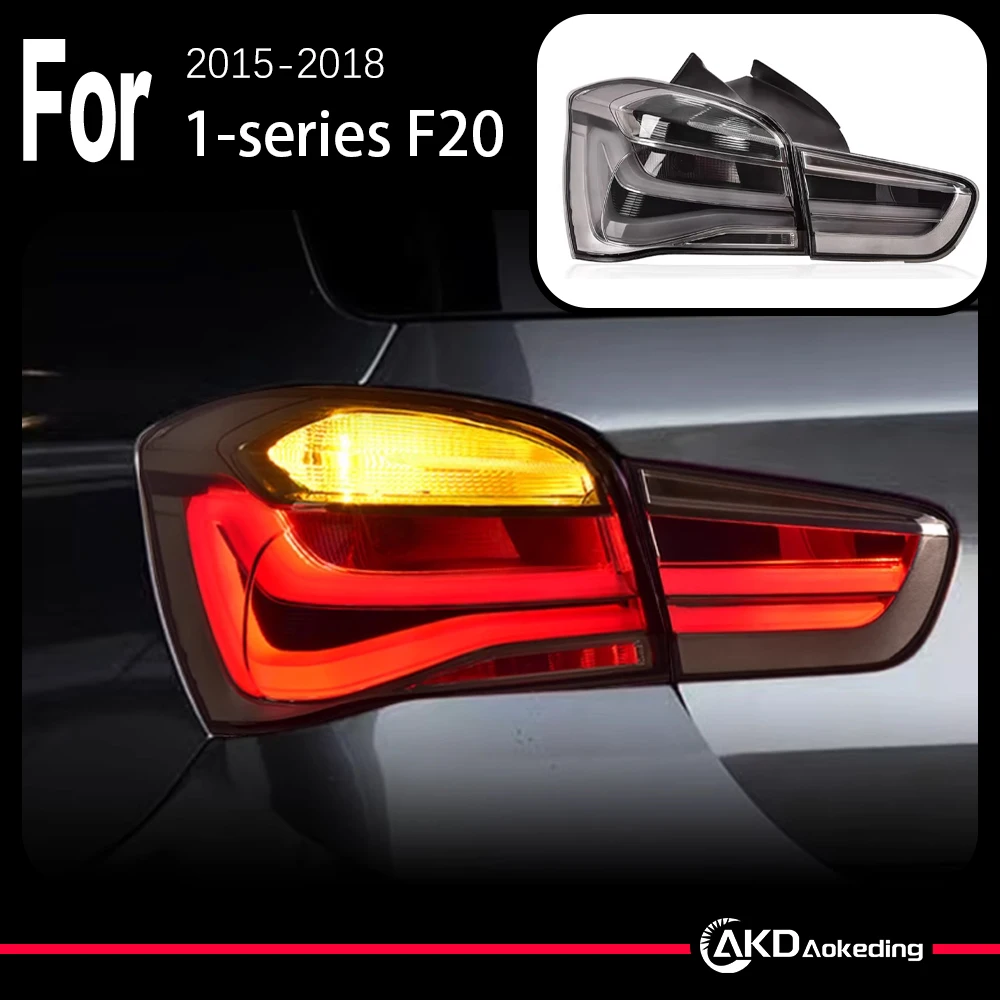 

AKD Car Model For BMW 1-series F20 2015-2018 TailLights With Sequential Turn Signal Animation Brake Parking Lighthouse Facelift