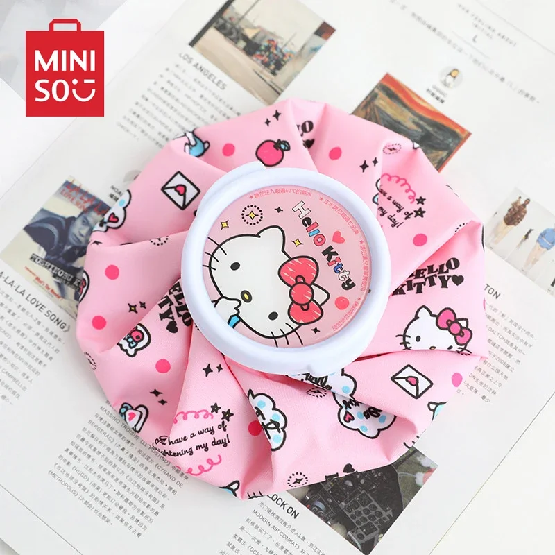 Hello Kitty Ice Pack Sanrio Miniso Cartoon Cold and Hot Compress Therapy Bag Ice Cake Water Injection Rapid Cooling Leak Proof