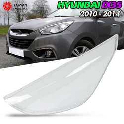 For Hyundai Ix35 2010-2014 Car Headlight Lens Cover Head Light Lamp Lampshade Front Light Shell Cover Left and Right Side
