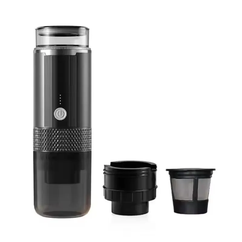 

1PC Outdoor Portable Coffee Maker Suitable for Ground Coffee and Coffee Capsules Rechargeable Handheld for Travel